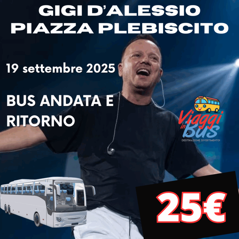 GIGI D’ALESSIO NAPOLI 19 SETTEMBRE 2025