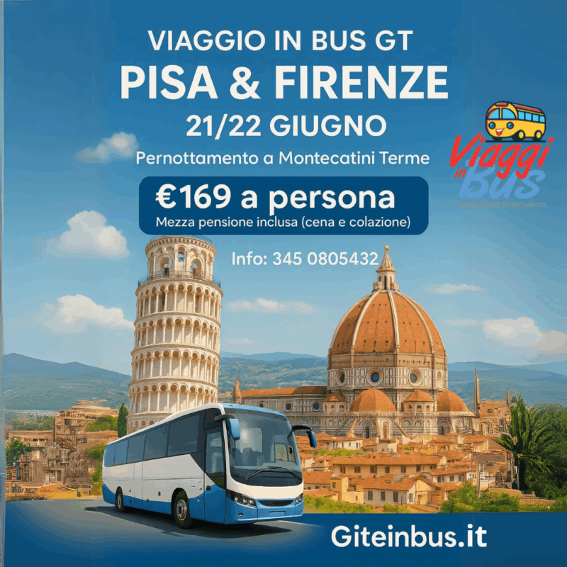 PISA E FIRENZE 21 E 22 GIUGNO